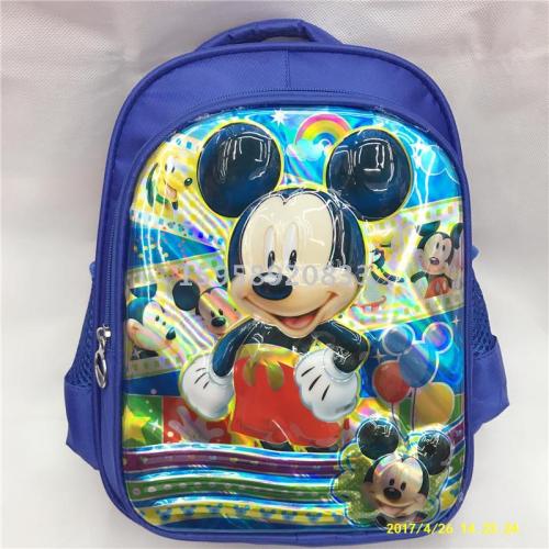 Factory Direct Schoolbag Backpack Cartoon Bag Backpack 3D Bag Children Bag Student Bag Gift Bag Trolley Bag 