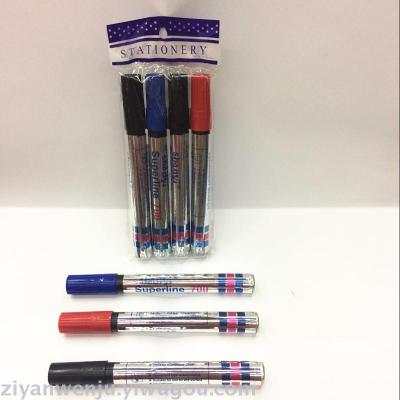 Oily Marking Pen Permanent Marker Marker Pen Aluminum Rod Marking Pen 700