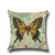 Manufacturers creative personality butterfly cotton linen pillowcase car work nap pillow can be customized