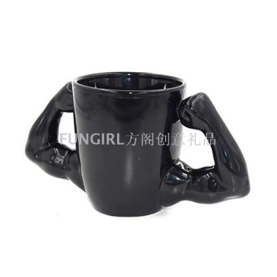 Hulk cup masculine mug muscular mug masculine water mug creative double arm muscular mug muscular mug