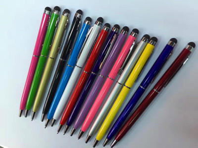Stylus touch pen apple and samsung tablet stylus with ballpoint pen