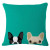 Cartoon cotton and linen pillowcase creative bedside sofa as pillow office living room pillow wholesale