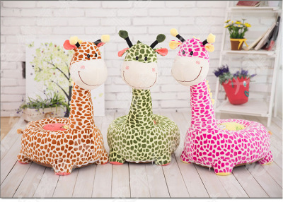 Plush toy animal chair giraffe sofa children cartoon sofa son mother style tatami