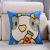 Cartoon cotton and linen pillowcase creative bedside sofa as pillow office living room pillow wholesale