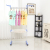 folding imovable blue three layers of paint clothes  drying racks 