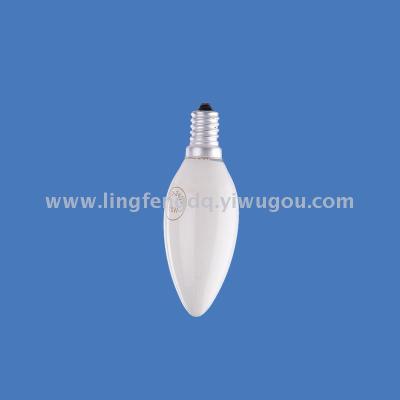 Factory direct C35 based bulbs transparent color E2740W tungsten tip # gnu decorative lamp