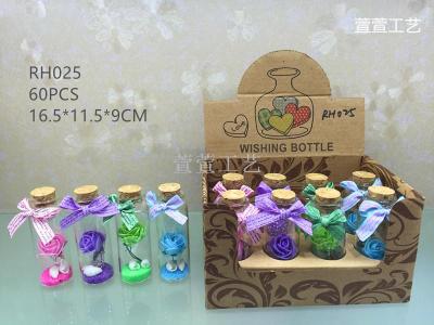 Drift bottle wholesale 30 * 80MM control flower quicksand shell shell display box packaging