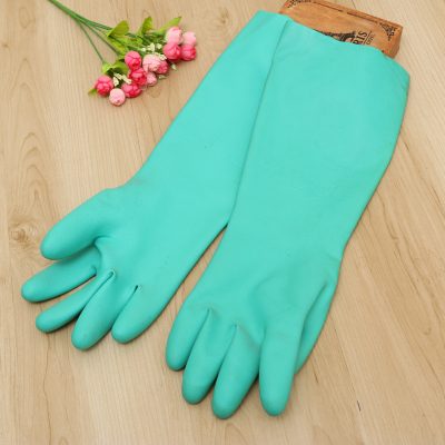 Lengthen the design of household cleaning protection gloves
