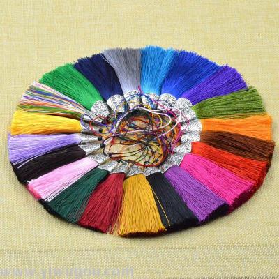 Explosive fish mouth tassel bag key holder metal hat ear clothing accessories pendant tassel multi - color wholesale