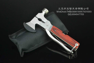 Stainless steel multi - color color wood handle ax Oxford cloth packaging