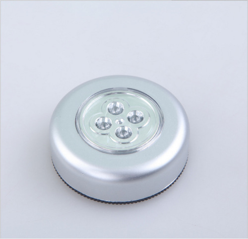 foreign trade exclusive for round 4led touch lamp adhesive roof night light portable night light adhesive wall