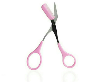 Beauty tools eyebrow scissors with eyebrow comb makeup scissors