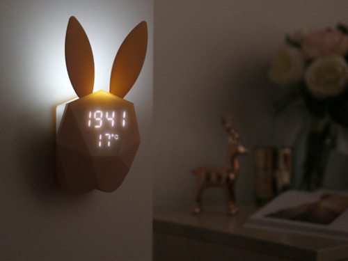 new creative sleep night light mi tu alarm clock music voice control alarm clock children dedicated led charging