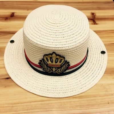 New European and American imaginary summer straw hat boys and girls children cowboy hat fisherman hat