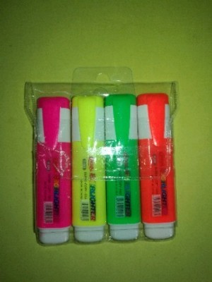 4 PVC highlighter 3 support card highlighter