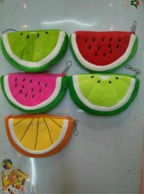 Small watermelon bag oranges package purse wallet wallet fruit package