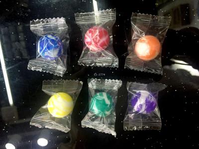 22mm Elastic Ball Floral Ball Transparent Ball Cloud Color Ball Single OPP Candy Packaging