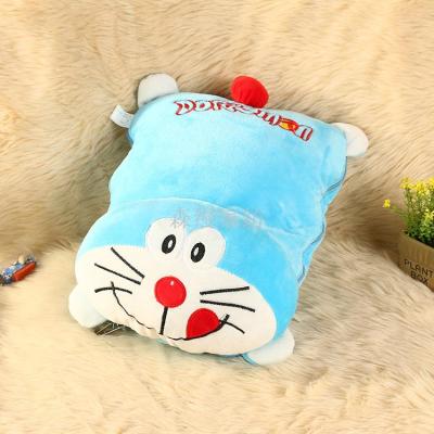 Cartoon Doraemon Pattern Avatar Pokonyan Simulation Pillow and Blanket Nap Knee Blanket Roll Carpet