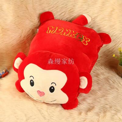 Personalized Fashion Pillow and Blanket Pattern Custom Cartoon Pattern Doll for Babies Children's Plush Toys