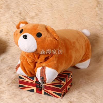 Winnie the Pooh Pillow and Blanket Office Face down Pillow Student Sleeping Pillow Blanket Summer