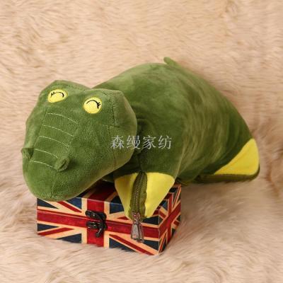 Turtle Animal Head Portrait Summer Roll Carpet Multifunctional Pillow Quilt Hand Warmer Nap Lunch Break Pillow