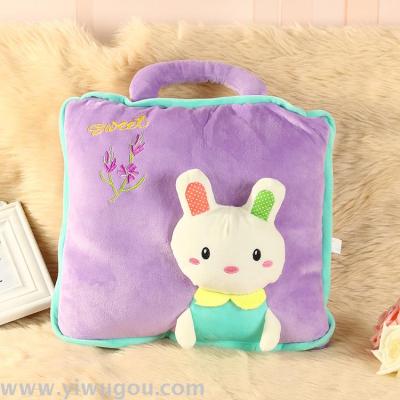 Purple Red Kids Pillow and Quilt Baby Plush Toy Doll Factory Direct Sales Customization