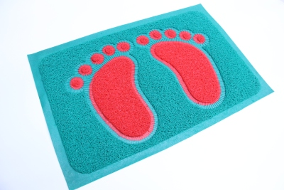 Home filament foot pad multicolor splicing home door mats waterproof non - slip kitchen bathroom