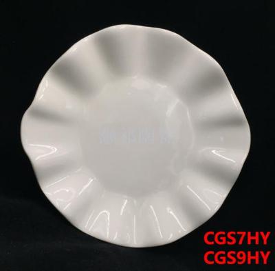 Creative plate ceramic tableware shaped plate ceramic European hotel supplies Western plate