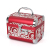 Wedding Red Bride Dowry Box Retro Portable Suitcase with Combination Lock