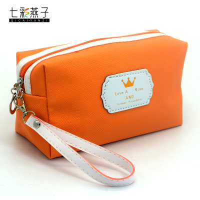 New pure color makeup bag wang zibao cosmetics promotion gift package.