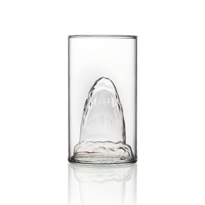 S12 fish head glass cup