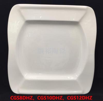 Creative plate ceramic tableware shaped plate ceramic European hotel supplies Western plate