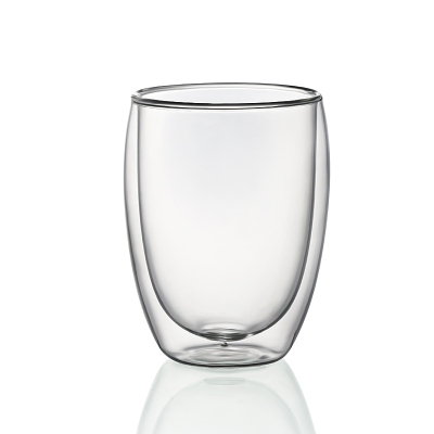 S09 double glass cup 350ml