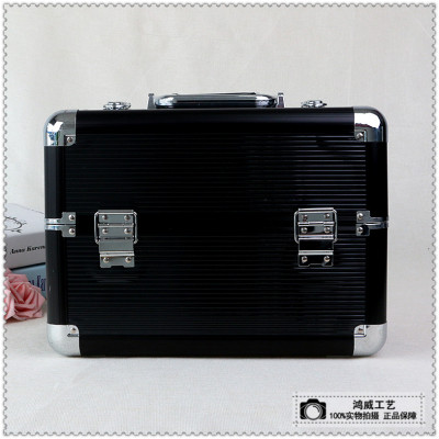 Hand held cosmetic case case tattoo storage box multi-layer large capacity with lock with makeup box