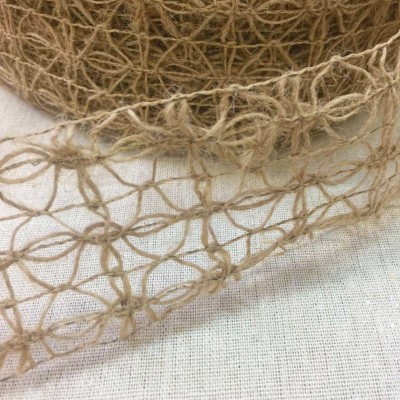 5.5cm hollow flowers lace decorative materials woven hand DIY hemp rope