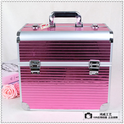 Pink double-layer storage box, personality makeup box, bulk order