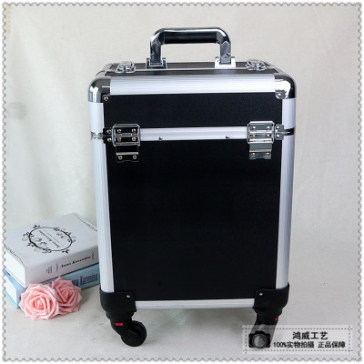 Hand held cosmetic case case tattoo storage box multi-layer large capacity with lock with makeup box