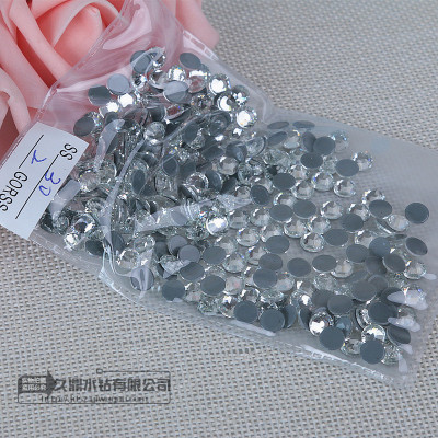 SS30 flat bottom diamond phone shell nail drill clothing accessories high - end hot drilling
