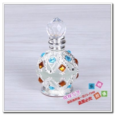Arabic-style oil bottle gilt set diamond birthday gift accessories