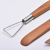 8-inch and 5-piece clay sculpture tools of imitation mahogany knife