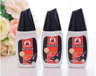 Hot water agent liquid shoe oil 75ML bottled leather shoes to protect the bright high-level shoe polish wholesale