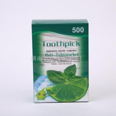 Disposable Wooden Environmental Protection Toothpick Cylinder Home Hotel Independent Packaging Yiwu Daily Necessities