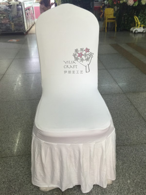 The hotel chair cover banquet stretch cloth art to order the wedding hotel to order the wedding hotel European style.