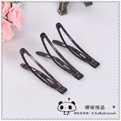 Invisible black BB clip for children's hair clip for baby's hair