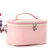 Lychee pattern cosmetic bag single color handbag solid color storage package