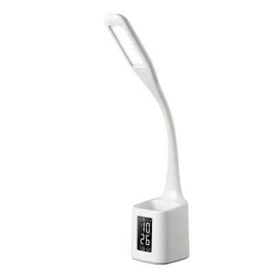 Pen clock function LED eye protection lamp reading reading lamp