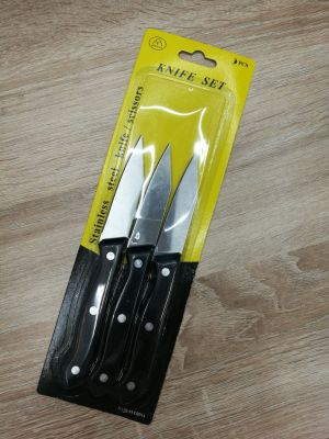 Stainless Steel 3PC Fruit Knife Peel Knife Knife Knife Knife Kitchen Knife Knife