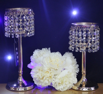 European-style iron crystal candlestick, romantic candlelight dinner, wedding candlestick.