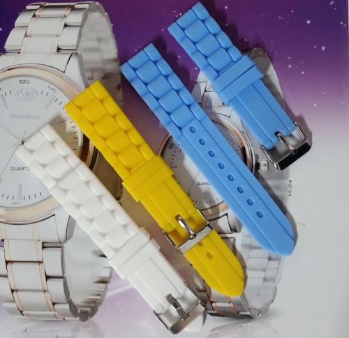0mm Silicone Watch Strap Candy Color Replacement Strap 