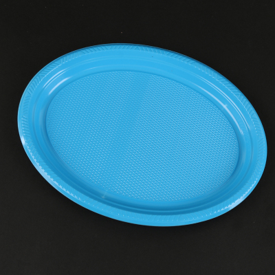 Factory Disposable Plastic Plate Fruit Small Oval Tray Fast Food Plate